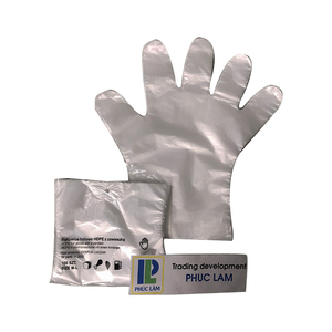 Gants ménagers imperméables importés du Vietnam, emballés individuellement en plastique PE, pour usage en cuisine - Product Image 1