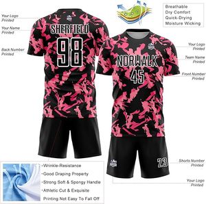Ensemble de maillots de football personnalisés imprimés numériquement jaune-vert, ensemble complet, uniforme de football unisexe, respirant, léger, séchage rapide, short - Product Image 6