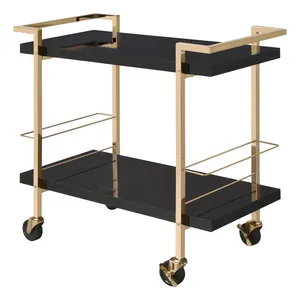 Modern Handmade <b>Ceramic</b> Eco-Friendly American Style Utility Storage Trolley Cart for Kitchen Dining Room Home Organizer - Product Image 5