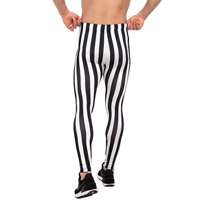 Leggings longs unis Voxstyle Enterprises pour hommes, taille élastique, respirants, en Spandex/Nylon 220g - Product Image 4