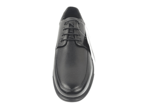 Zapatos Oxford de Vestir para Hombre, Negros, de Piel de Oveja, con Cordones, Punta en Pico, para Oficina y Carrera Profesional, Color Sólido, Suela Hecha a Mano, para Todas las Temporadas - Product Image 2