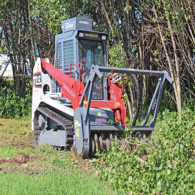 Heavy Performance Diesel Crawler Loader Skid Steer Mulcher High Efficiency Engine PLC Pump Gearbox for Commercial Forestry