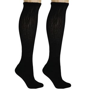 Calze da Uomo per Diabetici al Ginocchio, 3 Paia, Non Stringenti, Imbottite, Traspiranti in Cotone, Taglie 9-15, per Gonfiore - Product Image 6