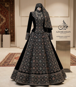 Tissu brodé en velours 9000, motif lourd, pour vêtements féminins brillants et lisses, décoration intérieure, vêtements de mariée, longues vestes, etc. - Product Image 5