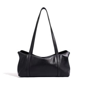 Bolso de Hombro de Cuero Genuino Premium para Mujer, Elegante, Rojo, Gran Capacidad, Cierre de Cremallera, Correas Largas, Estilo Versátil - Product Image 5