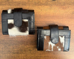 Wholesale New Luxury Design Cowhide Small Trifold <b>Wallet</b> Women's High Quality Large Capacity Genuine Leather <b>Card</b> Holder <b>Wallets</b> - Product Image 2