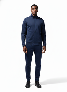 Wholesale Price Men's Plain Casual Sweatsuit Solid Breathable Training 2 Piece Set Cotton Unisex <b>Tracksuit</b> For Adults - Product Image 5