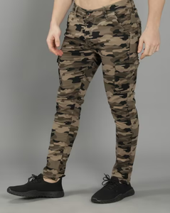 Pantalones de Trabajo Ligeros de Camuflaje para Hombre, Overoles Holgados con Cintura Media, Pantalones Cargo para Trabajadores de la Construcción - Product Image 2