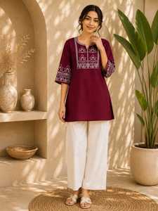 Kurta de Rayón Verde Bordada para Mujer, Dupatta, Shalwar Kameez Elegante, para Ropa India y Pakistaní - Product Image 3