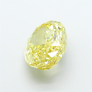 Diamant de laboratoire ovale jaune intense fantaisie, pierre de luxe pour joaillerie fine, brillant étincelant, certifié CVD, pierre précieuse en vrac - Product Image 4