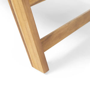 Table basse en teck moderne haut de gamme pour l'extérieur, villa, cour, balcon, jardin, table basse ronde - Nicola - Product Image 6