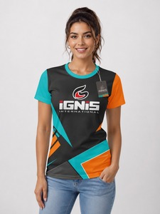 เสื้อยืดลำลองผู้หญิง ผ้าฝ้าย แขนสั้น คอกลม นุ่ม ระบายอากาศดี เหมาะสำหรับใส่ทุกวัน ใส่เที่ยว ใส่ออกกำลังกาย และใส่ในชีวิตประจำวันช่วงฤดูร้อน - Product Image 1