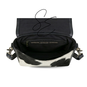 NEW Jackpot Design Tooled Leather Crossbody Sling <b>Bag</b> Women <b>Black</b> Hair-on Cowhide Western Purse Vintage Fashion <b>Mini</b> Handbag - Product Image 5