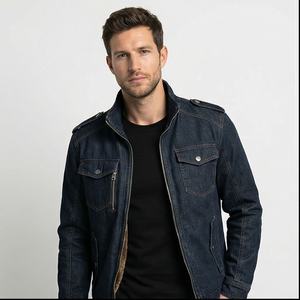 Venta al por mayor de alta calidad chaquetas de los hombres, chaquetas de hombre, chaqueta para hombre con estilo personalizado nuevos diseños chaqueta de mezclilla de los hombres - Product Image 1