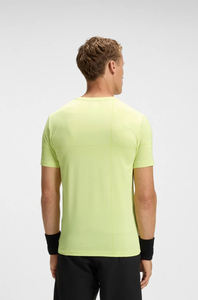 Camiseta Deportiva Verde Neón para Hombre, Transpirable, Atlética, para Gimnasio, Fitness, Manga Corta, Entrenamiento de Alto Rendimiento - Product Image 3