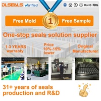 DLSEALS FKM FKM Joint d'étanchéité multi-lèvres en chevron renforcé de tissu pour haute température, pour vérin hydraulique, sur mesure