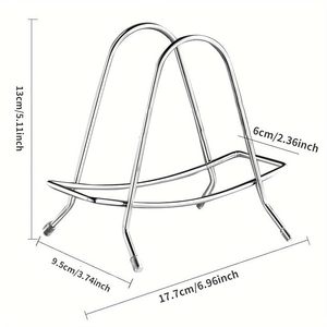 Support de rangement rond en acier inoxydable pour planches à découper, support de cuisine minimaliste multifonctionnel pour couteaux - Product Image 2