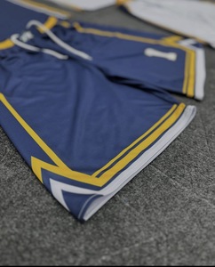 Quick-drying Custom Logo Basketball Jerseys with <b>Shorts</b> Soft Breathable Anti-Bacterial 100% <b>Polyester</b> Uniforms - Product Image 5