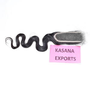 Extensions de cheveux humains bruts en gros, closure HD 2*6, lisses naturels, couleur naturelle noire, cuticules alignées, provenant d'usine vietnamienne - Product Image 3