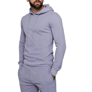 Ensemble streetwear homme 2 pièces en coton, style high street, coupe slim, poches, sweat à capuche respirant et short - Product Image 4