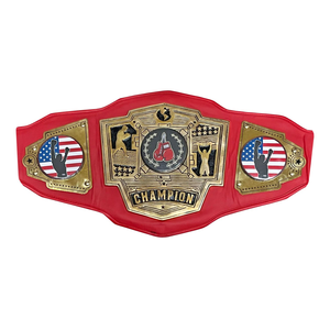Personalized Wrestling Championship Belt Custom <b>Name</b> Title Heavyweight Zinc Alloy <b>Plate</b> 4mm Leather Strap Sports Award - Product Image 6