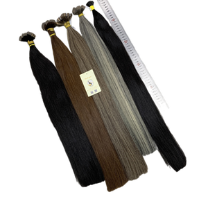 Nueva llegada al por mayor extensiones de cabello humano vietnamita negro resaltado Rubio doble cinta dibujada en estilo de onda natural profunda suelta - Product Image 1