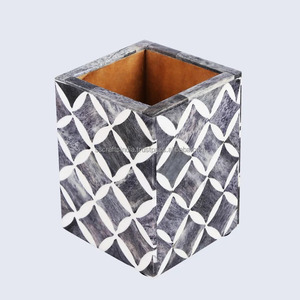 ที่ใส่ปากกาลายดาวโมเสกดีไซน์ทันสมัยเหมาะที่สุดสำหรับโต๊ะดีไซน์เรียบง่ายออฟฟิศร่วมสมัยและของขวัญสุดพิเศษ - Product Image 3