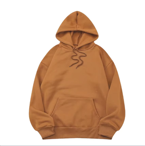 เสื้อฮู้ดผู้ชายทรงปกติ สีฟ้าอ่อน แขนยาว สีพื้น ดีไซน์กระเป๋า ผ้าเฟรนช์เทอร์รี่ 100% คอตตอน - Product Image 6