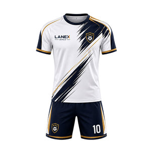 Conjunto de Uniforme de Fútbol Personalizado Premium para Hombres y Jóvenes, Tela Transpirable de Secado Rápido, Camiseta y Pantalones Cortos para Entrenamiento y Partido - Product Image 1
