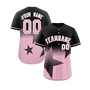 เสื้อสีเทาปักลายพร้อมปกเสื้อสีกรมท่า ดีไซน์ฮิปฮอป เสื้อกีฬาเปล่าแบบสั่งทำได้ ขายส่งเสื้อเบสบอล - Product Image 3
