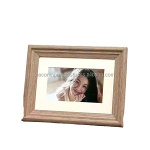 Marco de fotos de madera de nuevo diseño Marcos DE FOTOS esculpidos de madera de mango Koa romántico - Product Image 1
