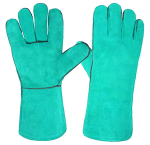 Gants de protection pour soudeurs en cuir double couture, les plus vendus, en cuir de qualité supérieure, mitaines de soudage - Product Image 1