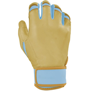 Gants de frappeur de baseball professionnels personnalisés en cuir durable à manchette courte, équipement sportif d'entraînement, vente en gros OEM, logo personnalisé - Product Image 3