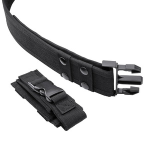 Ceinture tactique Molle découpée au laser en gros, rembourrée, pour fixation d'équipement modulaire - Product Image 5