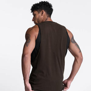 Camiseta sin Mangas para Hombre, Color Sólido, Personalizada al por Mayor, Tejida, Informal, Deportiva, Transpirable, de Secado Rápido, Ecológica y Ligera - Product Image 5