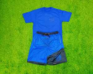 ชุดผู้ชายเสื้อผ้าสบายๆถนนสวมเสื้อยืดสองชิ้นและกางเกงขาสั้นแขนสั้นทําเองชุดฤดูร้อนระบายอากาศ - Product Image 5