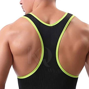 Advanced Fit Lightweight Quick Dry Breathable Wrestling <b>Singlets</b> <b>for</b> <b>Men</b> Supporting Practice Training Gym Workouts Match - Product Image 6