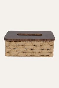 Boîte à mouchoirs en bois sur le thème nautique pour les amateurs de plage, décoration côtière d'Inde pour la maison ou le bureau - Product Image 2