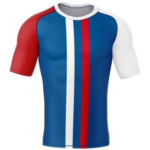 Custom Sublimated Rash Guard Men Quick Dry <b>Compression</b> <b>Shirt</b> Long Sleeve Gym Fitness Sportswear - Product Image 6