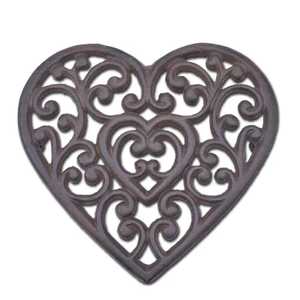 Country Style Cast Iron Rooster <b>Trivet</b> Hollow Out Chicken Hot Pad Heat Resistant Metal Kitchen Counter Coaster Pot Stand - Product Image 5