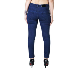 Pantalon en jean pour femme, couleur personnalisée, taille haute, coupe bootcut, séchage rapide, respirant, tissu fin, streetwear, coton doux, été - Product Image 1