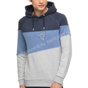 Vente en gros de sweats à capuche d'hiver pour hommes, unis, multicolores, style streetwear, avec logo brodé personnalisé, en coton molletonné respirant et à séchage rapide - Product Image 3