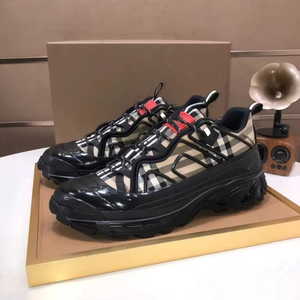 Zapatos de Diseñador de Lujo de Alta Calidad, Retro con Patrón a Cuadros, Casuales, con Suela Gruesa y Ligera, con Cordones, para Caminar, para Hombre y Mujer - Product Image 5