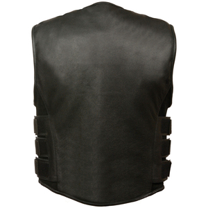 Gilet en cuir véritable pour homme, best-seller, prix raisonnable, nouveau style, vente en gros, streetwear tendance, gilet en cuir pour homme - Product Image 4