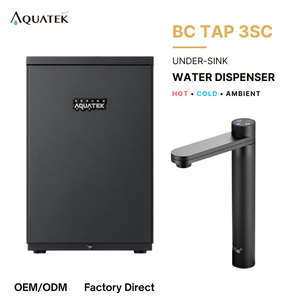 Dispensador de Agua Bajo Fregadero AQUATEK BC TAP 3SC, Agua Fría, Caliente y a Temperatura Ambiente, Acero Inoxidable, Eléctrico, Doméstico - Product Image 1