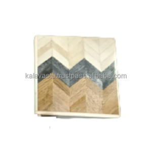 Posavasos de madera ecológico con acabado de cuerno y hueso decoración del hogar vajilla - Product Image 6