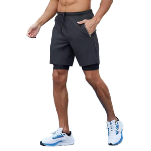 Pantalones Cortos Deportivos Personalizados al por Mayor para Hombre, de Secado Rápido, Transpirables, para Entrenamiento, Gimnasio, Ejercicio, Diseño Moderno - Product Image 4