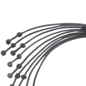 ฟล็อคเกอร์หนังแท้ที่มีด้ามจับแบบหลายเกลียวตกและปมเสริมแรง - Product Image 3