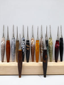 Différentes tailles couture poignée en résine crochet en métal crochet crochet-fourniture en gros - Product Image 2