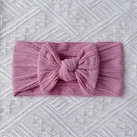 Nouveau-né bébé fille surdimensionné nœud haut noeud bandeau Turban Style accessoire de cheveux pour bébés